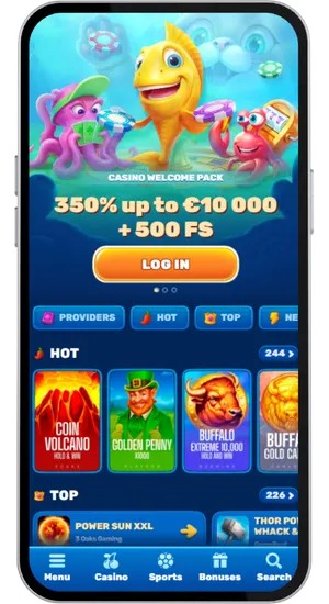 Choose a licensed casino to play Starburst