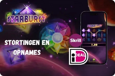 Stortingen en opnames bij Starburst via iDEAL